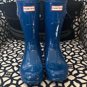 Hunter Glossy Blue Boots